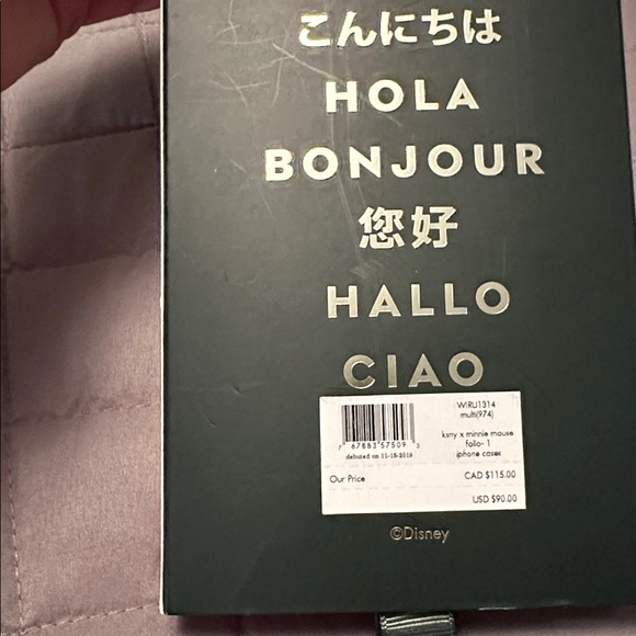 NWT Kate Spade Disney Minnie Mouse iPhone 11 PRO Wrap folio case - Picture 3 of 8